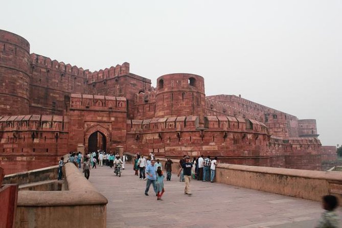1-Day Trip to Taj Mahal and Agra from Chennai with Both side Commercial Flight - Taj Mahal in the morning light: what the golf cart helps with
