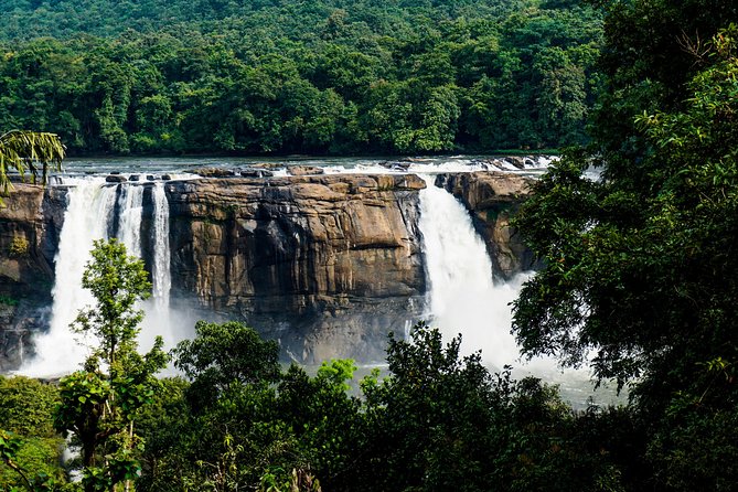 Athirapally Waterfalls from Cochin - The day’s centerpiece: Athirapally Falls from the top and the bottom