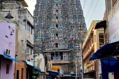 Madurai Walks : City Highlights Temple and Market Tour - Elukadal Agraharam Street: old Madurai, not a theme set