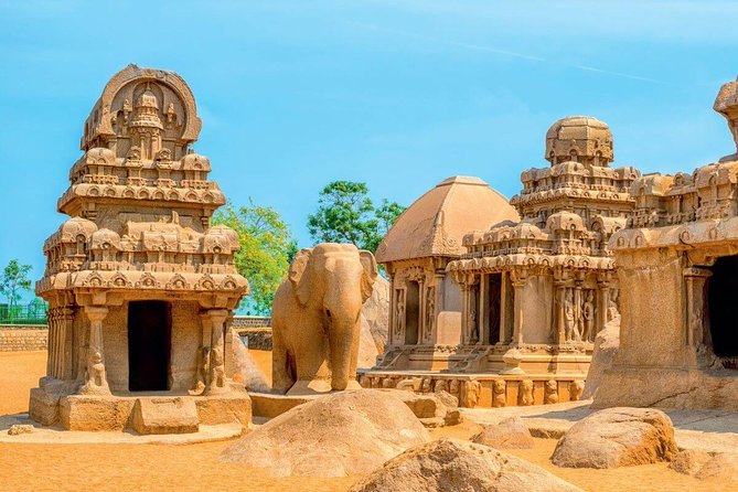 Mahabalipuram walking tour by certified travel company - Pancha Pandava Cave and Mahishasuramardini Cave: where the carvings feel biggest