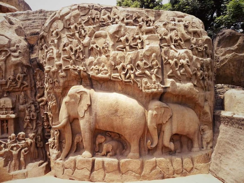Mahabalipuram walking tour with local guide and lunch - The Shore Temple: a structural finale with old-world gravitas