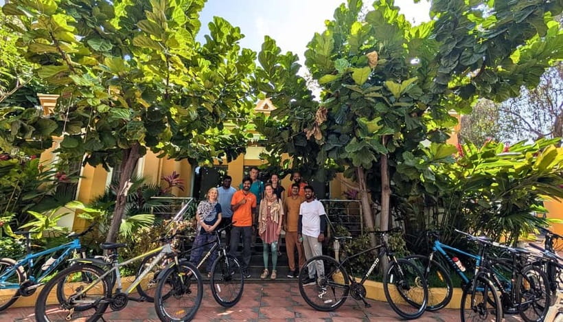Mysore City Bike Tour Morning 3.5 Hours: Mysore By Cycle - Getting rolling: Roambay Hostel, Laxmipuram, and your bike setup