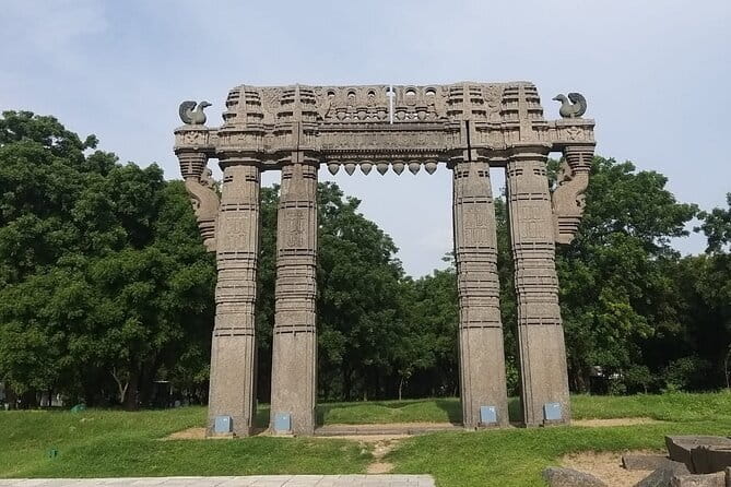 Temples and Tales of Kakatiya's A Journey Through Time and Stone - Guide quality: Srinu and Kusuma Suryakiran make the stone readable