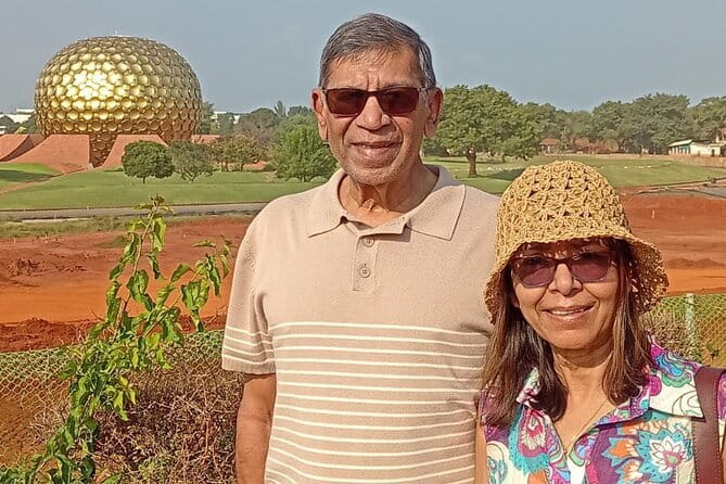 The Best of Pondicherry: A Private Sightseeing Tour - Driving to Auroville: where the gold globe fits the story